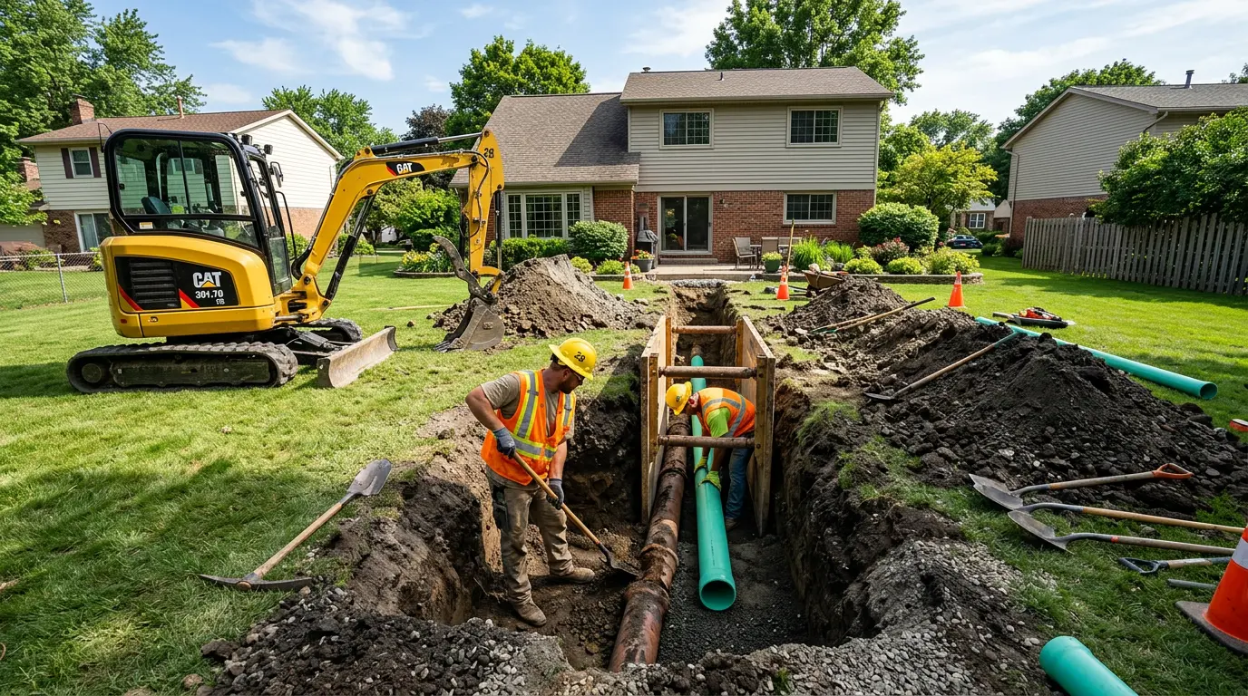Sewer Line Replacement in Bemidji, MN